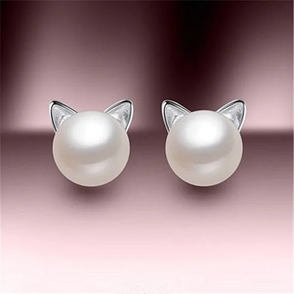 Creative Simple Cute Pearl Cat Earring Elegant Women Silver Color Earring 2021 Korean Trend Women Cocktail Party Jewelry
Creative Simple Cute Pearl Cat Earring Elegant Women Silver Color Earring 2021 Korean Trend Women Cocktail Party Jewelry