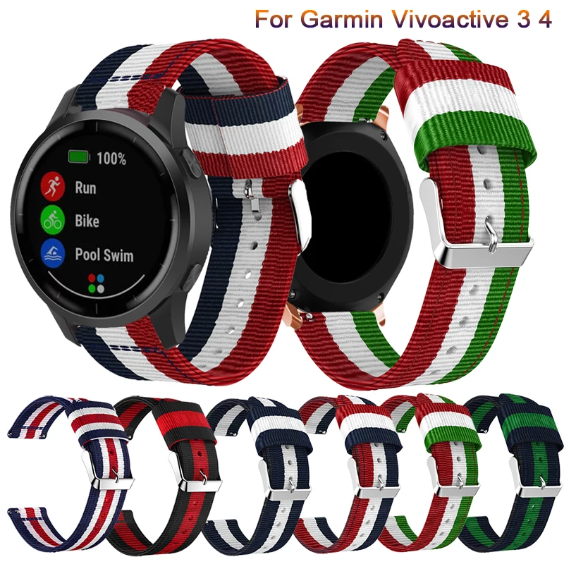 Breathable Strap For Garmin Vivoactive 3/4 Forerunner 645 245 Smart Watch Band Nylon Sport Women Bracelet For Garmin Venu SQ 2
Breathable Strap For Garmin Vivoactive 3/4 Forerunner 645 245 Smart Watch Band Nylon Sport Women Bracelet For Garmin Venu SQ 2
