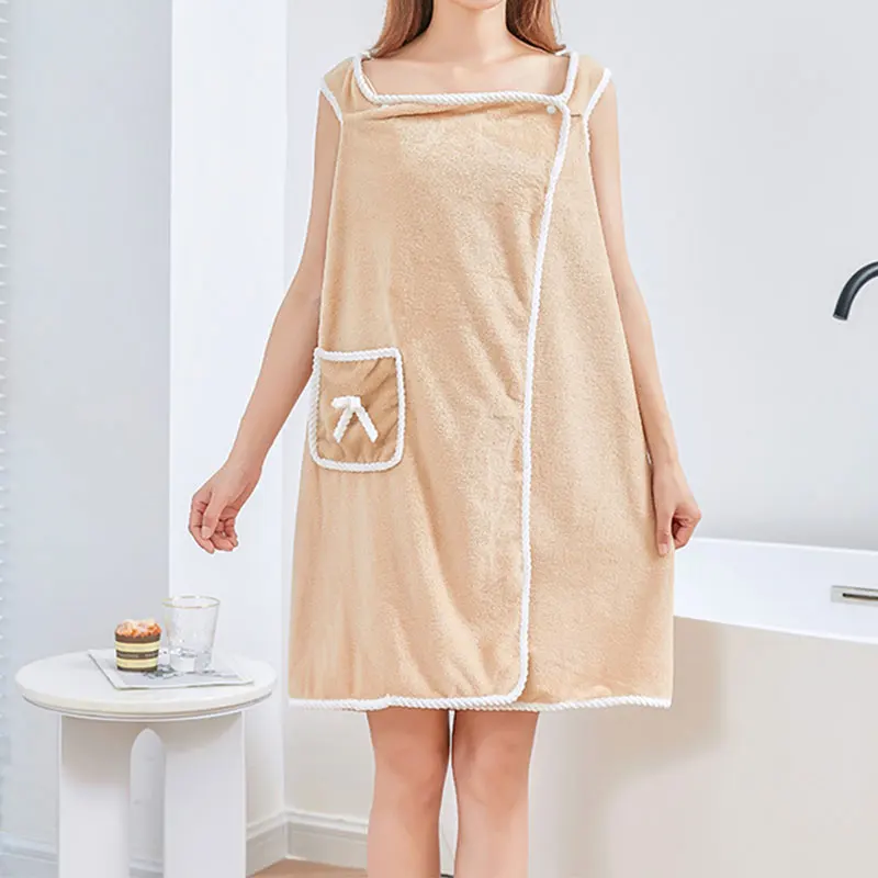 Soft Coral Fleece Bath Dress Girls Pocket Bath Dress Skin-friendly Edging Bath Dress Thick Absorbent One Size Bathroom Supplies
Soft Coral Fleece Bath Dress Girls Pocket Bath Dress Skin-friendly Edging Bath Dress Thick Absorbent One Size Bathroom Supplies