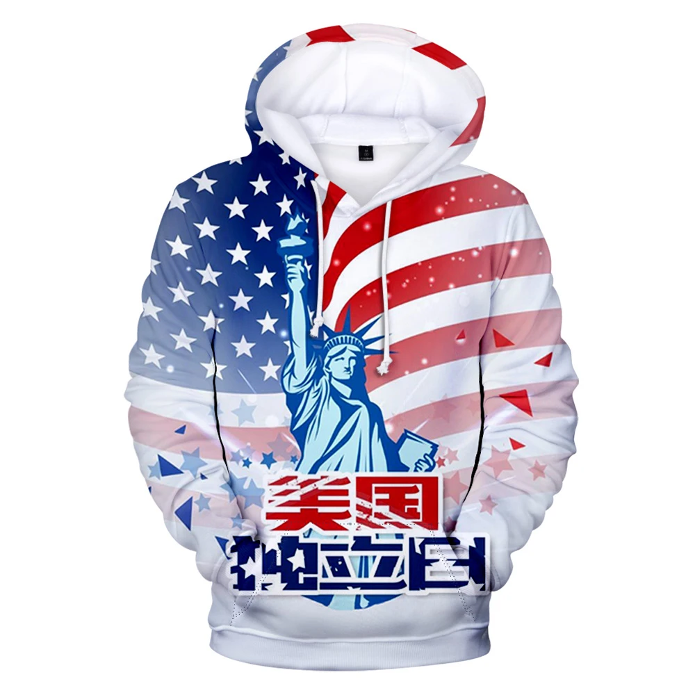 Creative United States Flag Hoodie Sweatshirt Men Women Hoody Fashion Design Harajuku Men's Clothes Tracksuits Oversized
Creative United States Flag Hoodie Sweatshirt Men Women Hoody Fashion Design Harajuku Men's Clothes Tracksuits Oversized