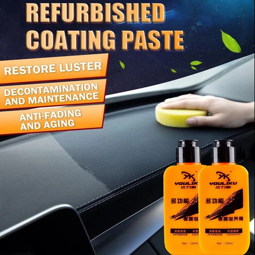#20 120ml Automotive Interior Auto & Leather Renovated Coating Paste Maintenance Agent Refurbishing Cleaner | Дом и сад