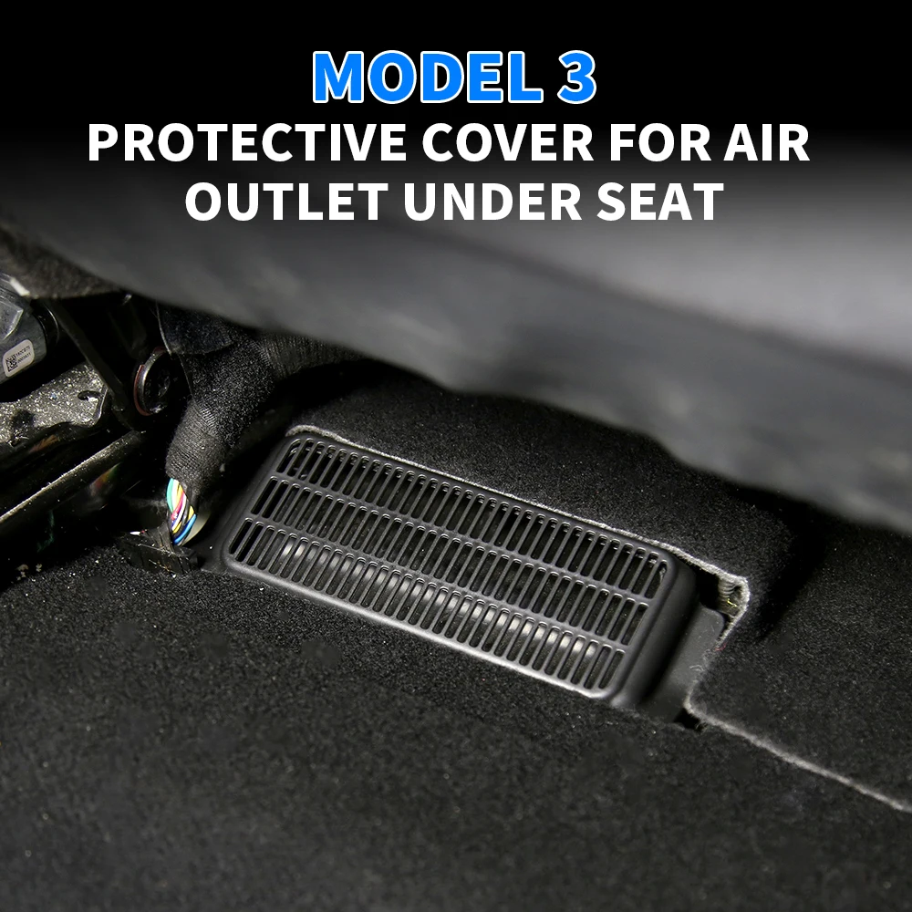 2pcs Car Anti-blocking Dustproof Back Under Seat Air Conditioning Vent Cover For Tesla Model 3 Y 2017-2020 2021 Accessories
2pcs Car Anti-blocking Dustproof Back Under Seat Air Conditioning Vent Cover For Tesla Model 3 Y 2017-2020 2021 Accessories