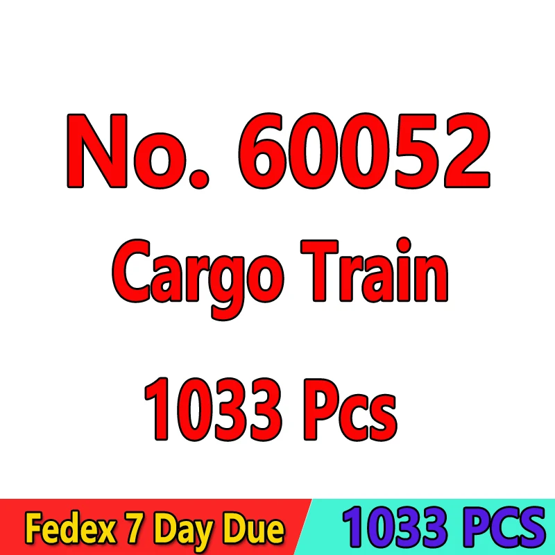 

Конструктор «грузовой поезд», 60052, 02008 шт.