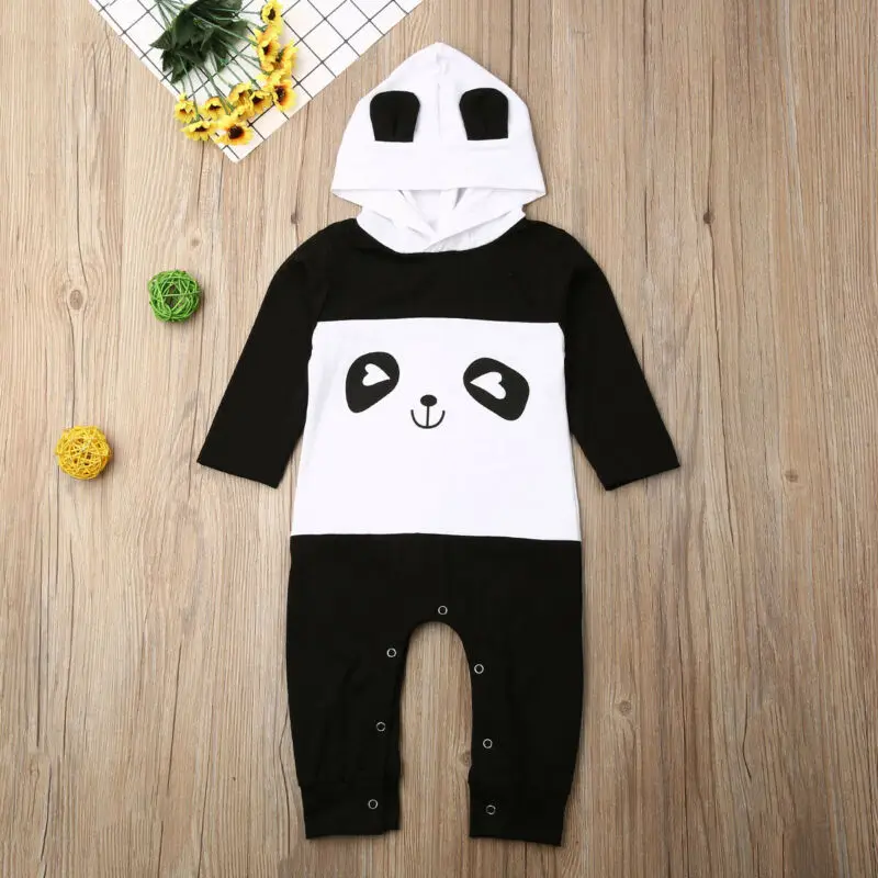 US Autumn Romper Newborn Baby Girl Boy Clothes Cotton Romper Cartoon Jumpsuit Hooded Clothes Long Outfits 3-24 months 
US Autumn Romper Newborn Baby Girl Boy Clothes Cotton Romper Cartoon Jumpsuit Hooded Clothes Long Outfits 3-24 months