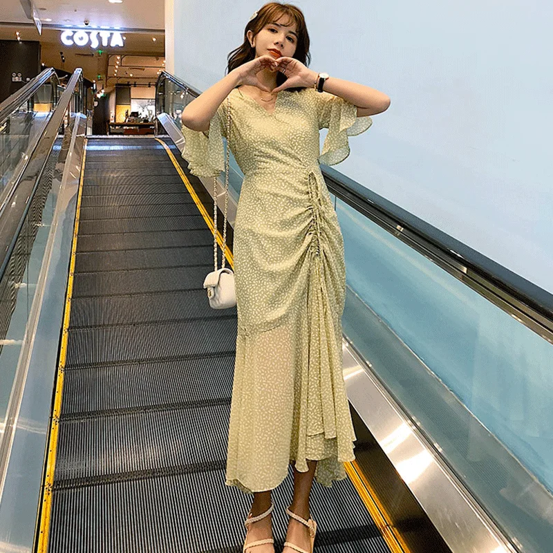 Dresses for Women Summer French Vintage Dress Women's Chiffon Dress Split Very Fairy Dress Flattering Long Dress Dresses
Dresses for Women Summer French Vintage Dress Women's Chiffon Dress Split Very Fairy Dress Flattering Long Dress Dresses