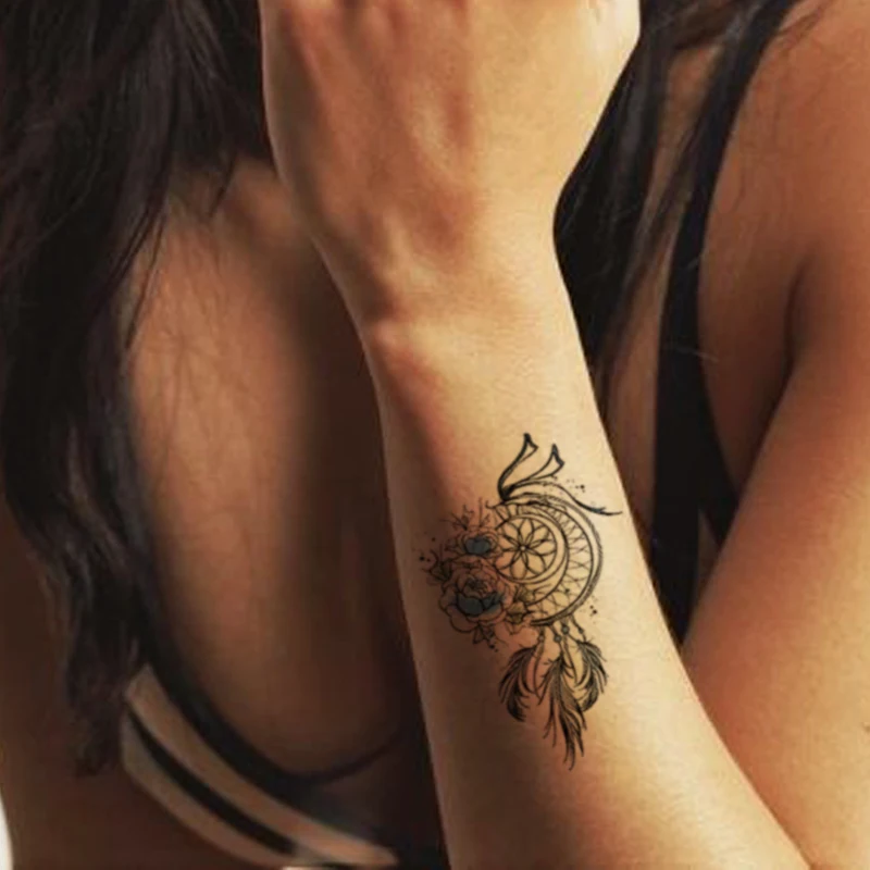 Vatican Flowers Totem Dreamcatcher Temporary Tattoo Stickers Blue Rose Fake Tatto Waterproof Tatoo Arm Small Size for Women Girl
Vatican Flowers Totem Dreamcatcher Temporary Tattoo Stickers Blue Rose Fake Tatto Waterproof Tatoo Arm Small Size for Women Girl