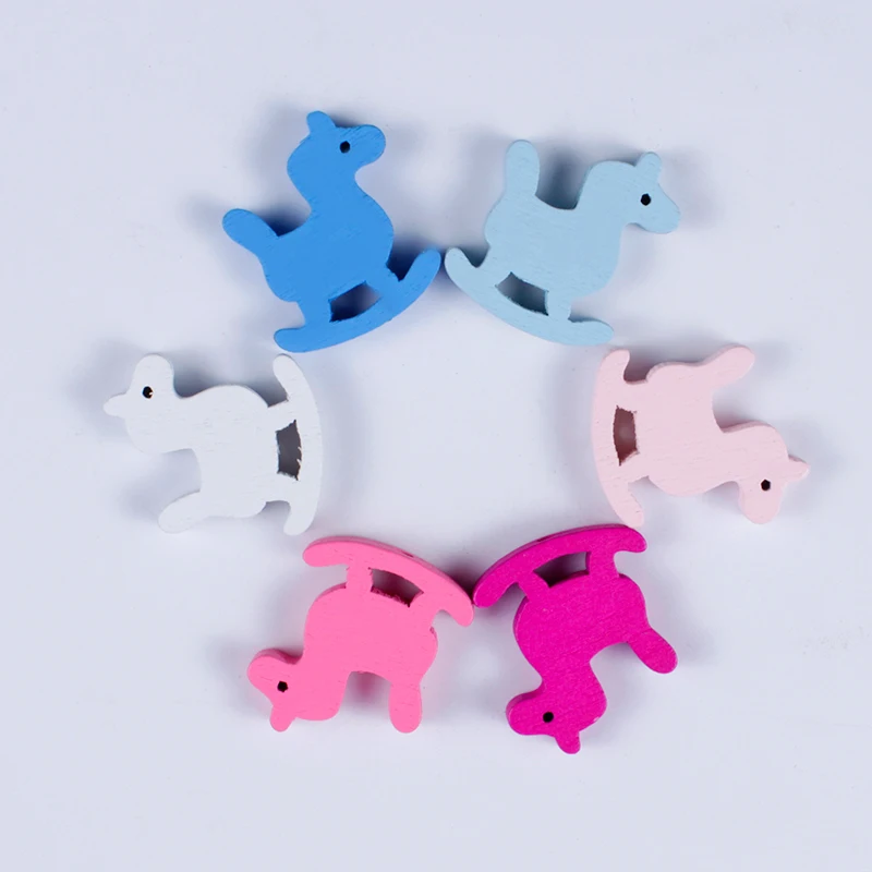 20Pcs/Pack Colorful Wooden Horse Wooden Beads Children's Educational Handmade Custom Crafts Decorations Baby Toys Accessories
20Pcs/Pack Colorful Wooden Horse Wooden Beads Children's Educational Handmade Custom Crafts Decorations Baby Toys Accessories