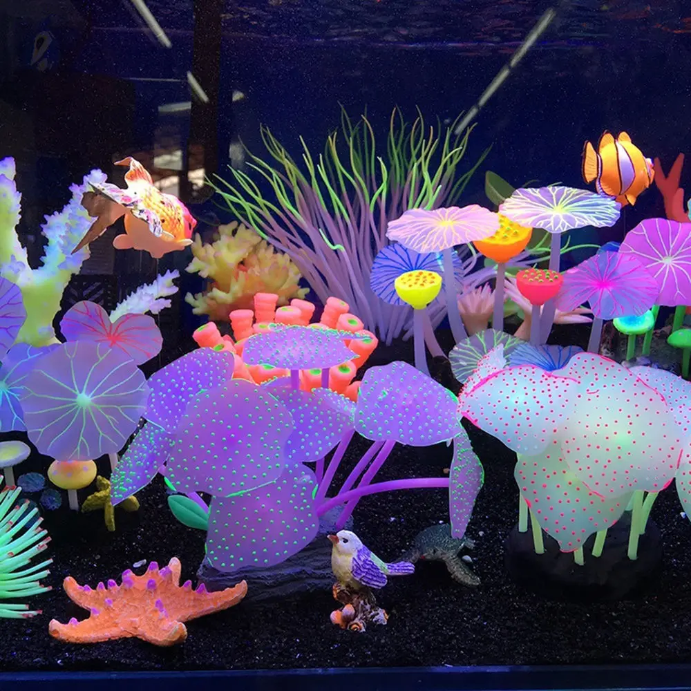 Aquarium Ornament Aquarium Decoration Leaf Silicone Artificial Coral Plants Ornament Decors For Fish Tank Aquarium D30
Aquarium Ornament Aquarium Decoration Leaf Silicone Artificial Coral Plants Ornament Decors For Fish Tank Aquarium D30