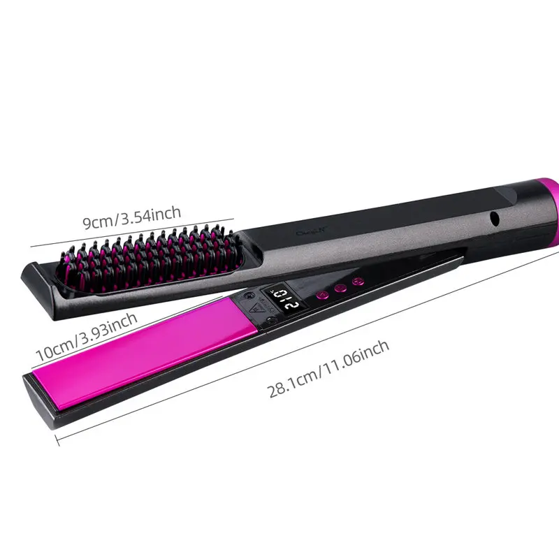 3 in 1 Professional Flat Iron Electric Hair Straightener Fast Heating 12 Temperature Straightening Iron Curling Comb Hair Styler
3 in 1 Professional Flat Iron Electric Hair Straightener Fast Heating 12 Temperature Straightening Iron Curling Comb Hair Styler