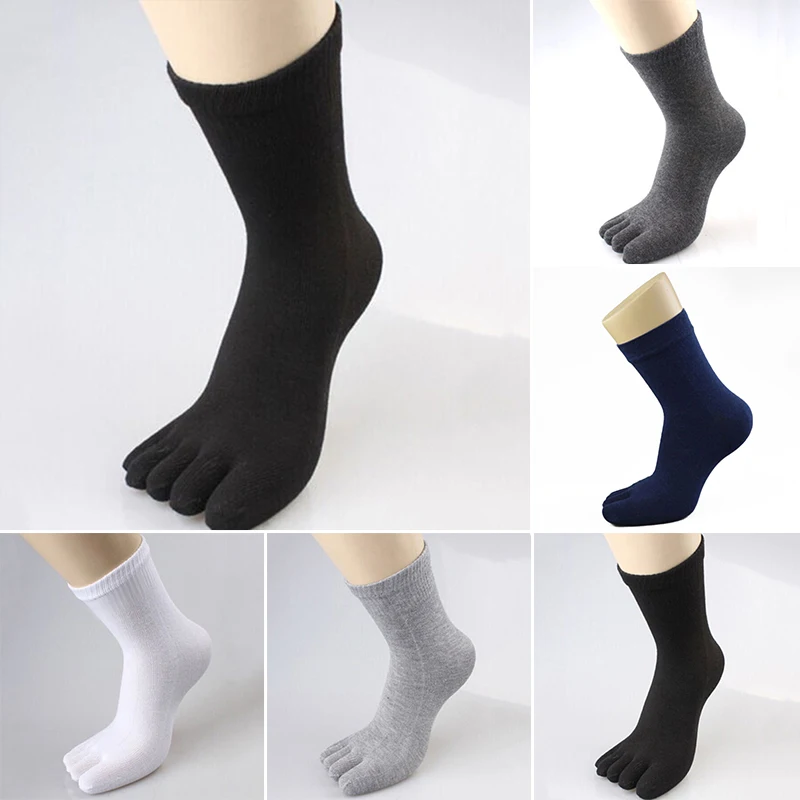Men's Casual Five Finger Toe Socks Spring Winter Cotton Socks High Quality Black Solid Color Breathable Toe Socks For Male 1Pair
Men's Casual Five Finger Toe Socks Spring Winter Cotton Socks High Quality Black Solid Color Breathable Toe Socks For Male 1Pair