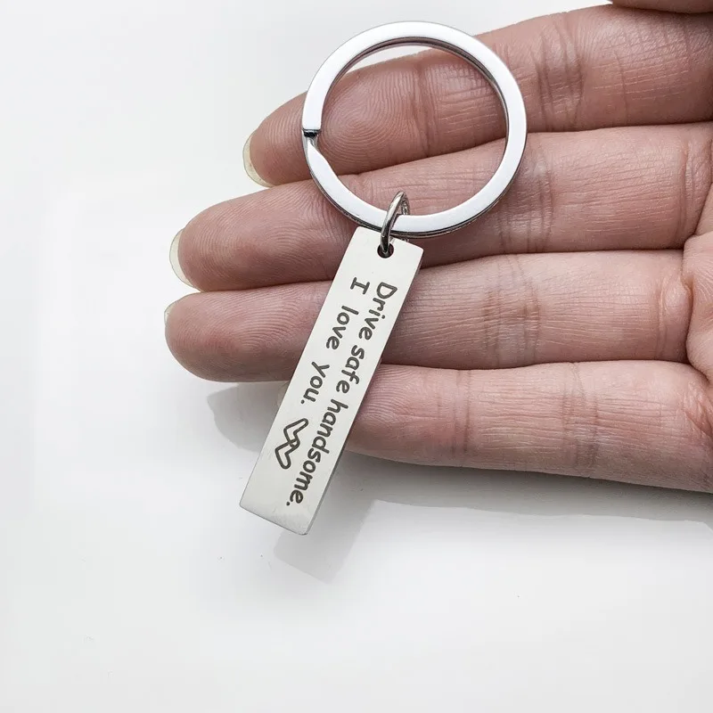 Oeinin Classic Key Chain Men/Women Simple Letter Key Ring Safe Driving I Need You By My Side Key Chain Stainless Steel Brelok
Oeinin Classic Key Chain Men/Women Simple Letter Key Ring Safe Driving I Need You By My Side Key Chain Stainless Steel Brelok