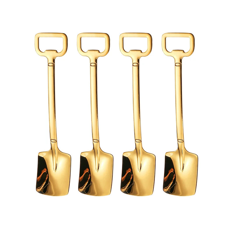4 Pcs/ Lot Coffee Spoon Set Creative Beer Open 304 Stainless Steel Mini Shovel Spoon Tiny Melon Spoon Dessert Ice Cream Spoons
4 Pcs/ Lot Coffee Spoon Set Creative Beer Open 304 Stainless Steel Mini Shovel Spoon Tiny Melon Spoon Dessert Ice Cream Spoons