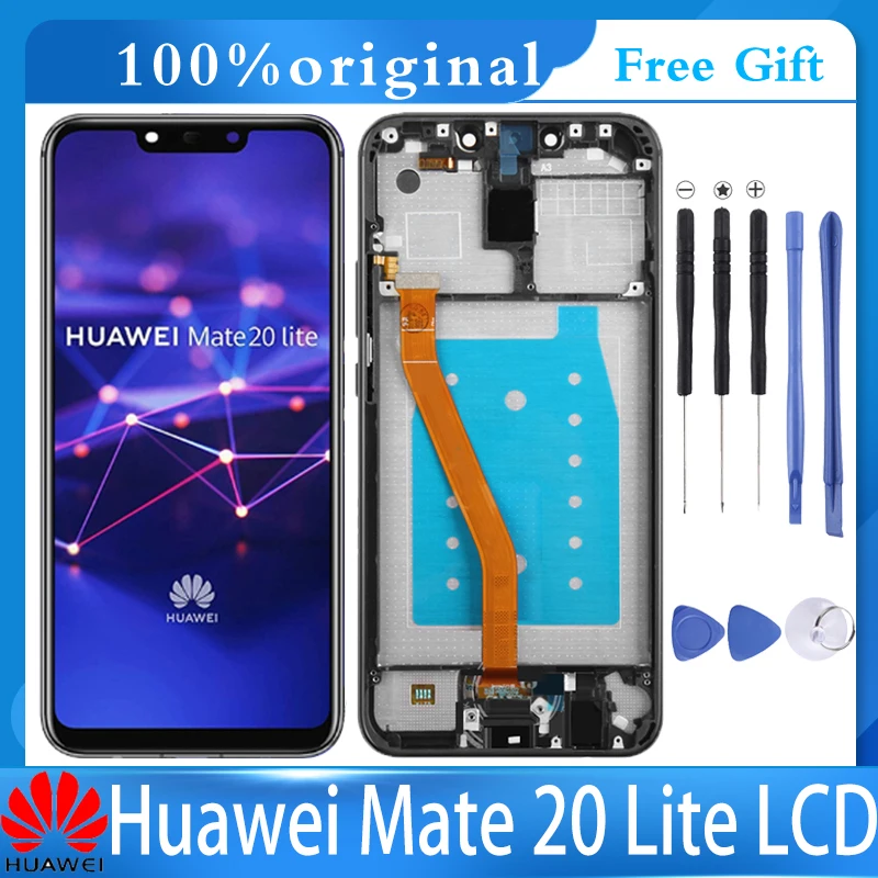 Оригинальный ЖК-дисплей 6 3 "для Huawei Mate 20 Lite с сенсорным экраном и дигитайзером в