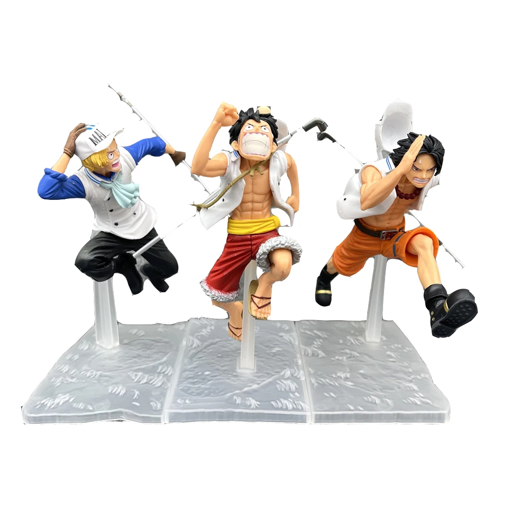 3Pcs/lot Figure Toys Monkey D Luffy Portgas Ace Sabo Running Brother Collectible Figure Model Dolls Gifts
3Pcs/lot Figure Toys Monkey D Luffy Portgas Ace Sabo Running Brother Collectible Figure Model Dolls Gifts