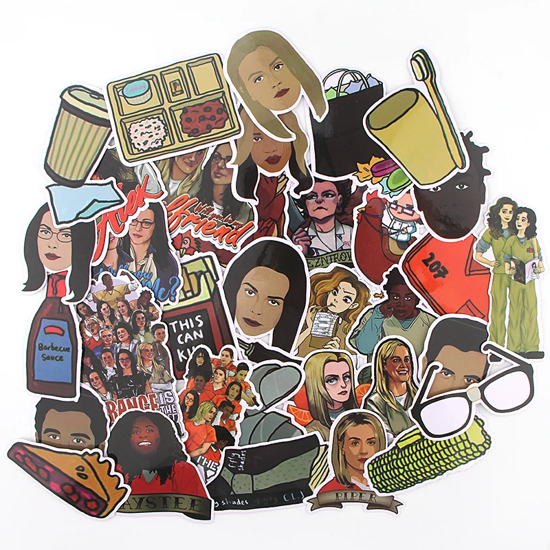 CA32 Wholesale 20 Sets /Lot Orange Is the New Black DIY Skateboard Graffiti Laptop badge Motorcycle Luggage Bags Accessories
CA32 Wholesale 20 Sets /Lot Orange Is the New Black DIY Skateboard Graffiti Laptop badge Motorcycle Luggage Bags Accessories