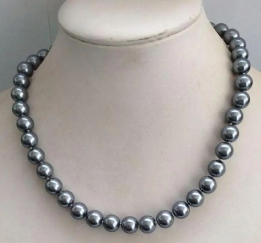Free shipping Natural 10mm Dark Gray South Sea Pearl Shell Round Beads Necklace 18"
Free shipping Natural 10mm Dark Gray South Sea Pearl Shell Round Beads Necklace 18"