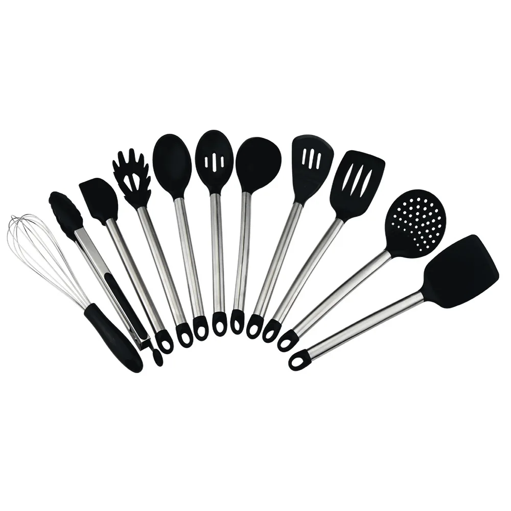 Кухня utensilio cocina silicona 11-PCS Пособия по кулинарии комплект Нержавеющая сталь & силиконовые щипцы с антипригарным покрытием Кухня посуда Кухня и...
Кухня utensilio cocina silicona 11-PCS Пособия по кулинарии комплект Нержавеющая сталь & силиконовые щипцы с антипригарным покрытием Кухня посуда Кухня и...