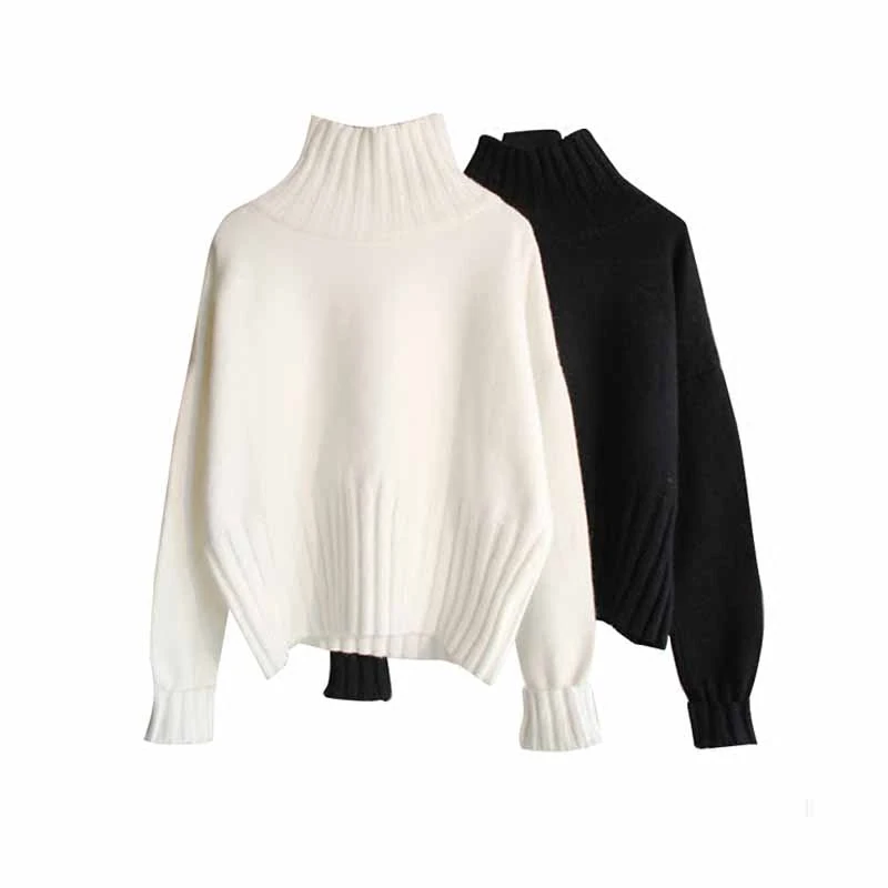 loose Turtleneck Women Sweater 2020 New Autumn Winter Black Tops Women Knitted Pullovers Long Sleeve Jumper Pull Femme Clothing
loose Turtleneck Women Sweater 2020 New Autumn Winter Black Tops Women Knitted Pullovers Long Sleeve Jumper Pull Femme Clothing