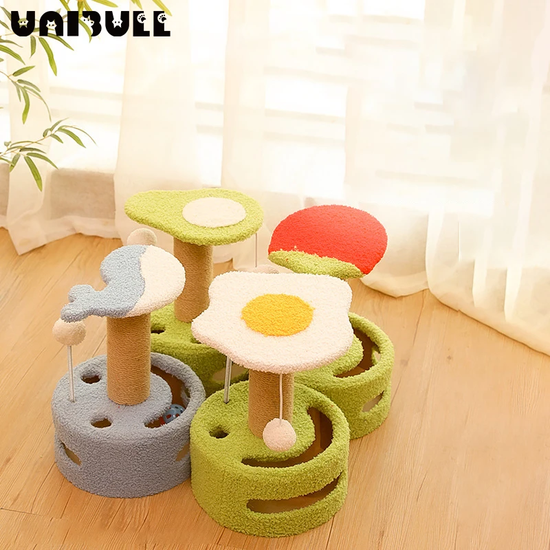 Cute Sisal Pet Cat Tree Toy with Ball Scratching Post for Cat Kitten Climbing Mushroom Condo Protecting Furniture Fast Delivery
Cute Sisal Pet Cat Tree Toy with Ball Scratching Post for Cat Kitten Climbing Mushroom Condo Protecting Furniture Fast Delivery
