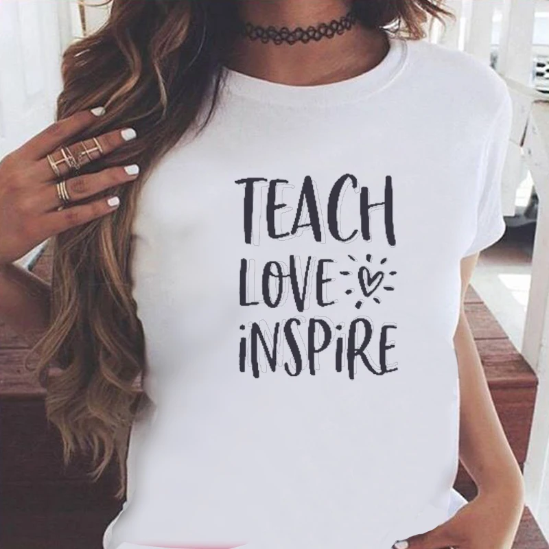 Teach Love Inspire T-shirt Oversized Summer Plus Size Tee 2021 Women Fashion Clothing Harajuku Letter Oversized Tee XXL
Teach Love Inspire T-shirt Oversized Summer Plus Size Tee 2021 Women Fashion Clothing Harajuku Letter Oversized Tee XXL