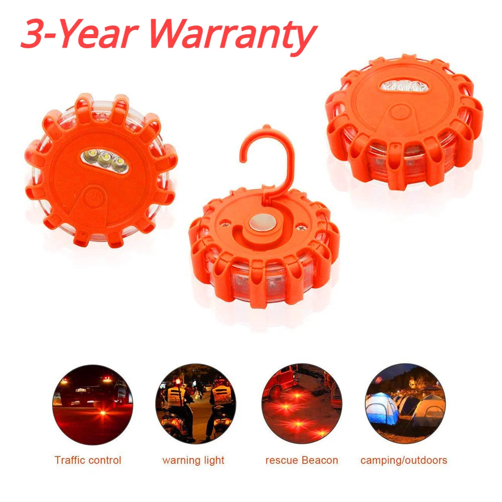 Magnetic Emergency Roadside Safety Light IP44 Road Flares Rescue Light LED Strobe Warning Light Flashlights Car Beacon Lamps
Magnetic Emergency Roadside Safety Light IP44 Road Flares Rescue Light LED Strobe Warning Light Flashlights Car Beacon Lamps