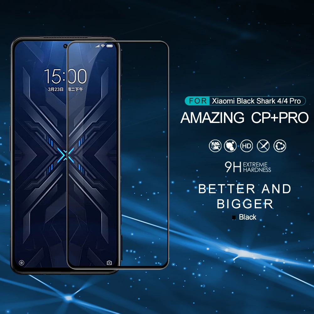 For Xiaomi Black Shark 4 Tempered Glass CP+Pro Anti-burst 9H 0.33MM Full Coverage Screen Glass for Black Shark 4 Pro NILLKIN
For Xiaomi Black Shark 4 Tempered Glass CP+Pro Anti-burst 9H 0.33MM Full Coverage Screen Glass for Black Shark 4 Pro NILLKIN