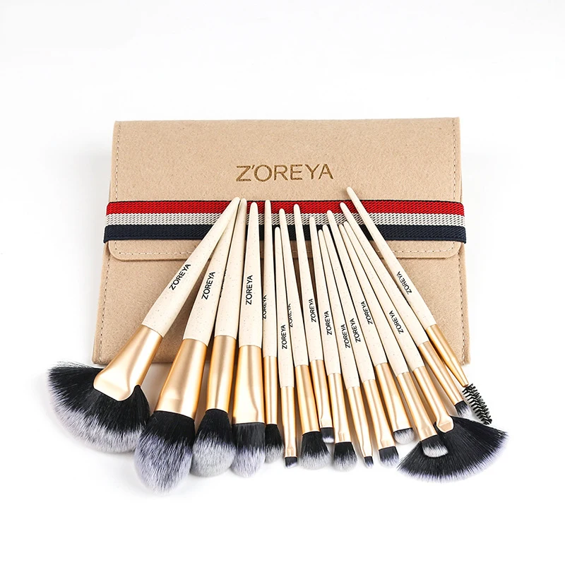 16 Soft Synthetic Fiber Hair Makeup Brush Set, Eye Shadow Brush, Eyelash Brush, Loose Powder Brush, Essential Cosmetic Set
16 Soft Synthetic Fiber Hair Makeup Brush Set, Eye Shadow Brush, Eyelash Brush, Loose Powder Brush, Essential Cosmetic Set