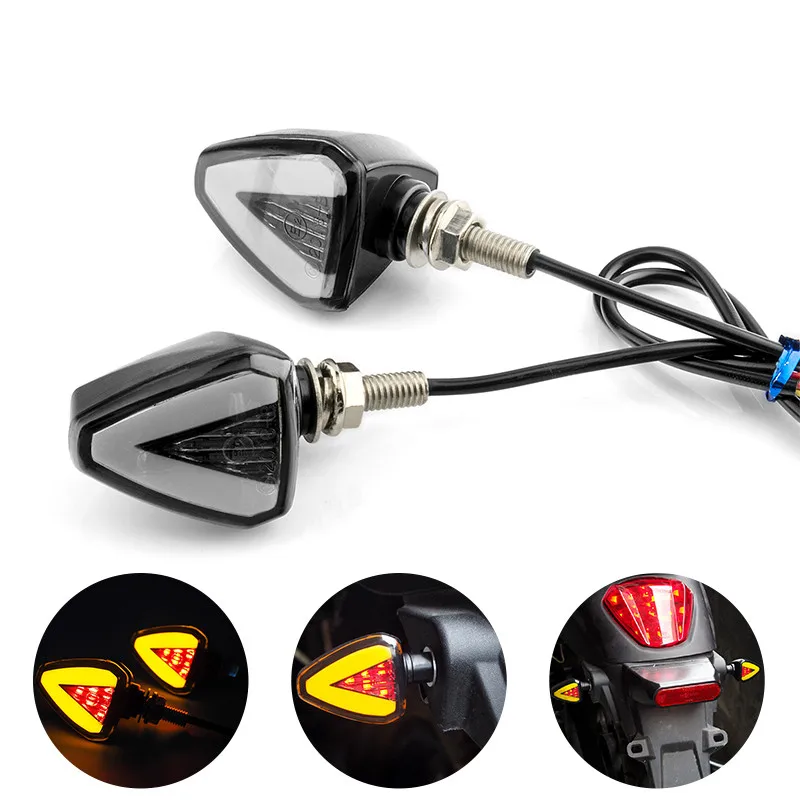 New 4pcs 12V Universal Motorcycle LED Turn Signal Light Indicators Amber Blinker Light Flashers Lighting Motorcycle Accessories
New 4pcs 12V Universal Motorcycle LED Turn Signal Light Indicators Amber Blinker Light Flashers Lighting Motorcycle Accessories