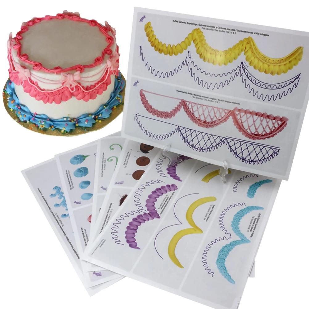 23pcs/set Cake Icing Piping DIY Practice Drawing Board Template Paper Practice Cardboard Paste Fondant Cream Cake Decoration
23pcs/set Cake Icing Piping DIY Practice Drawing Board Template Paper Practice Cardboard Paste Fondant Cream Cake Decoration