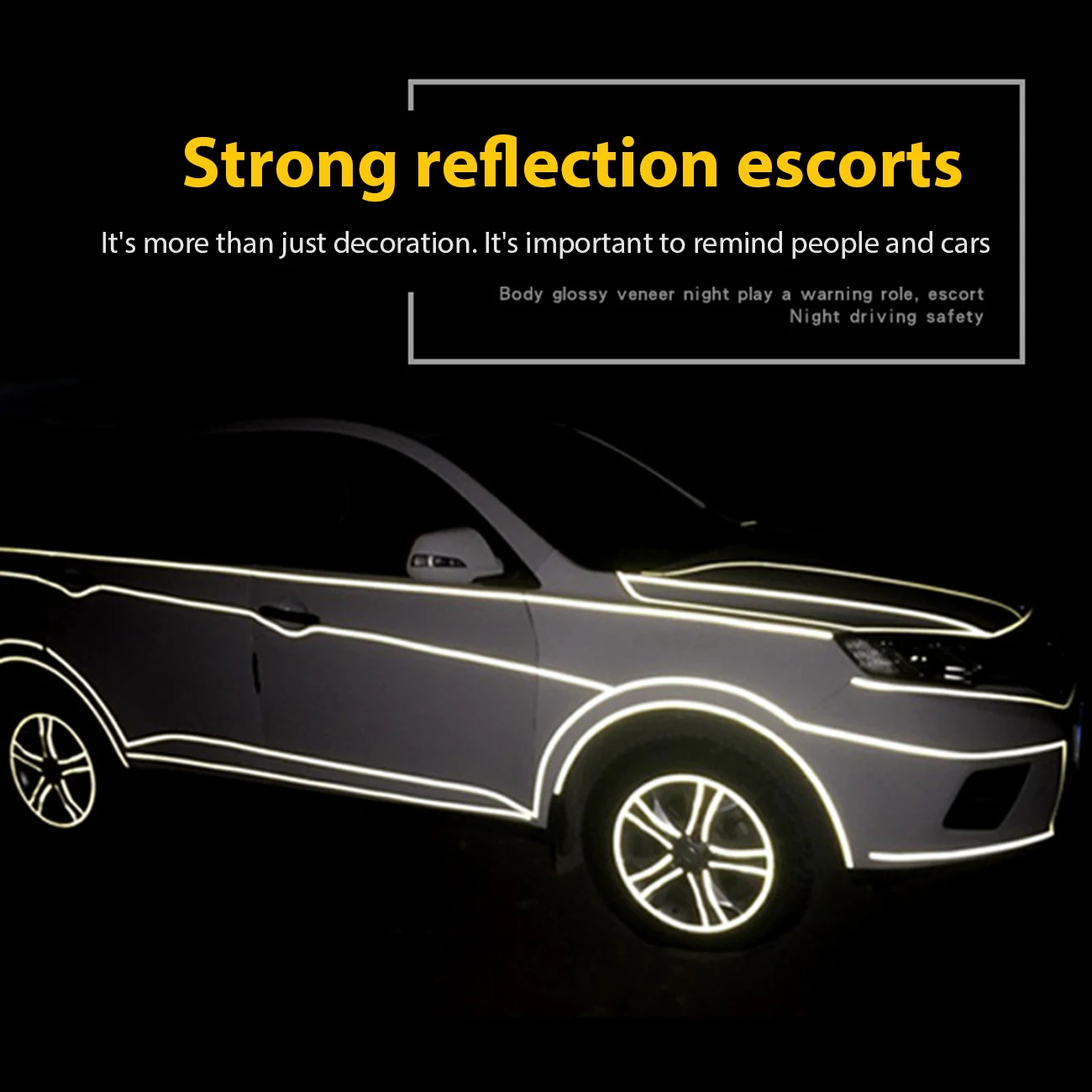 Car Reflective Stickers Motorcycle Bicycle Reflector Safety Warning Rim Decal Tape Car Accessories 7 Colors Car Decoration New
Car Reflective Stickers Motorcycle Bicycle Reflector Safety Warning Rim Decal Tape Car Accessories 7 Colors Car Decoration New