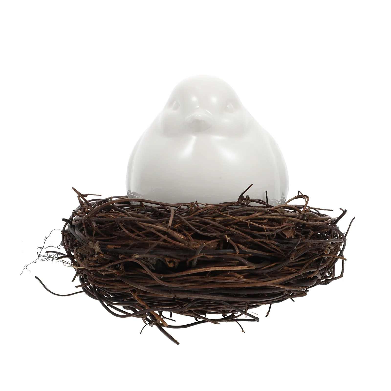 1 Set Lovely Household Decoration Ceramic Bird Decoration With Rattan Bird Nest
1 Set Lovely Household Decoration Ceramic Bird Decoration With Rattan Bird Nest