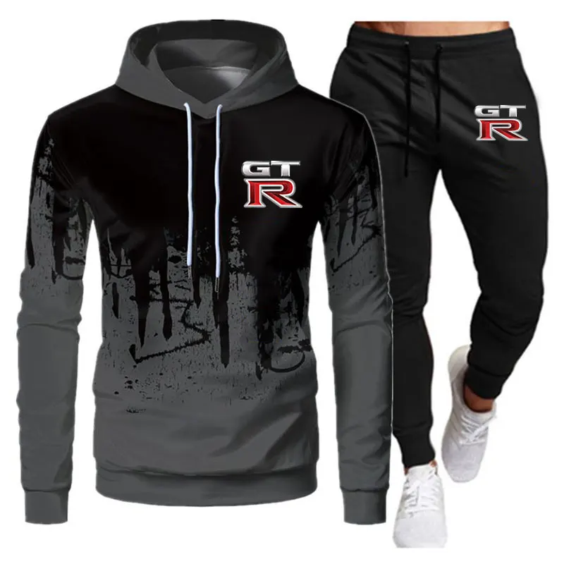 2021 spring GTR men's hooded suit suit fashion letter printing autumn brand casual sports jacket + pants suit men's sports two-p
2021 spring GTR men's hooded suit suit fashion letter printing autumn brand casual sports jacket + pants suit men's sports two-p