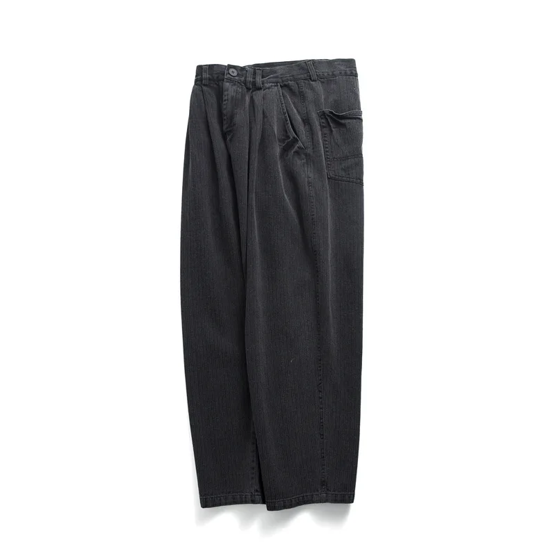 Gooqee spring new men's casual pants washing straight trousers men's loose solid color overalls
Gooqee spring new men's casual pants washing straight trousers men's loose solid color overalls