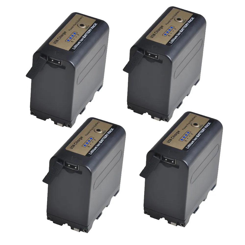 

USB Input 7800mAh NP-F980 F960 F970 NP-F970 Battery with LED Power Indicator for Sony F960 F550 F570 F750 F770 MC1500C 190P