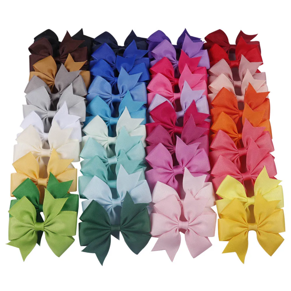 20-40Pcs/pack 3" Solid Grosgrain Ribbon Hair Bows Hair Clip for Girls Handmade Pinwheel Hairgrips Hair Accessories Wholesale
20-40Pcs/pack 3" Solid Grosgrain Ribbon Hair Bows Hair Clip for Girls Handmade Pinwheel Hairgrips Hair Accessories Wholesale