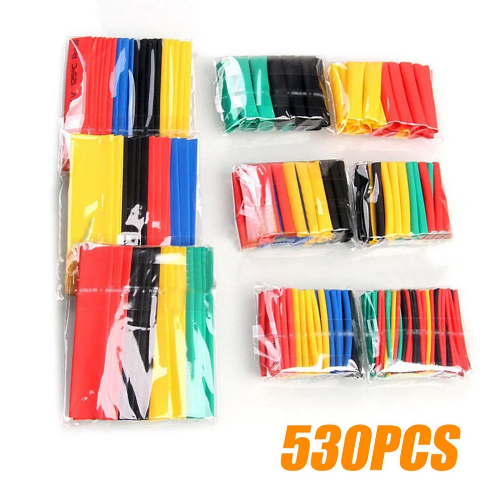 530PCS 2:1 Polyolefin Heat Shrink Tubing Tube Sleeve Wrap Assortment Elements UK
530PCS 2:1 Polyolefin Heat Shrink Tubing Tube Sleeve Wrap Assortment Elements UK
