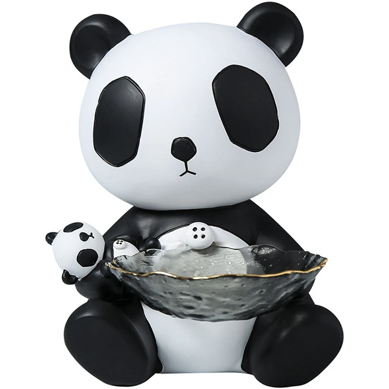 Creative Cute Animal Sculpture Storage Tray Resin Panda Candy Small Objects Glass Storage Tray Home Decoration Gifts
Creative Cute Animal Sculpture Storage Tray Resin Panda Candy Small Objects Glass Storage Tray Home Decoration Gifts