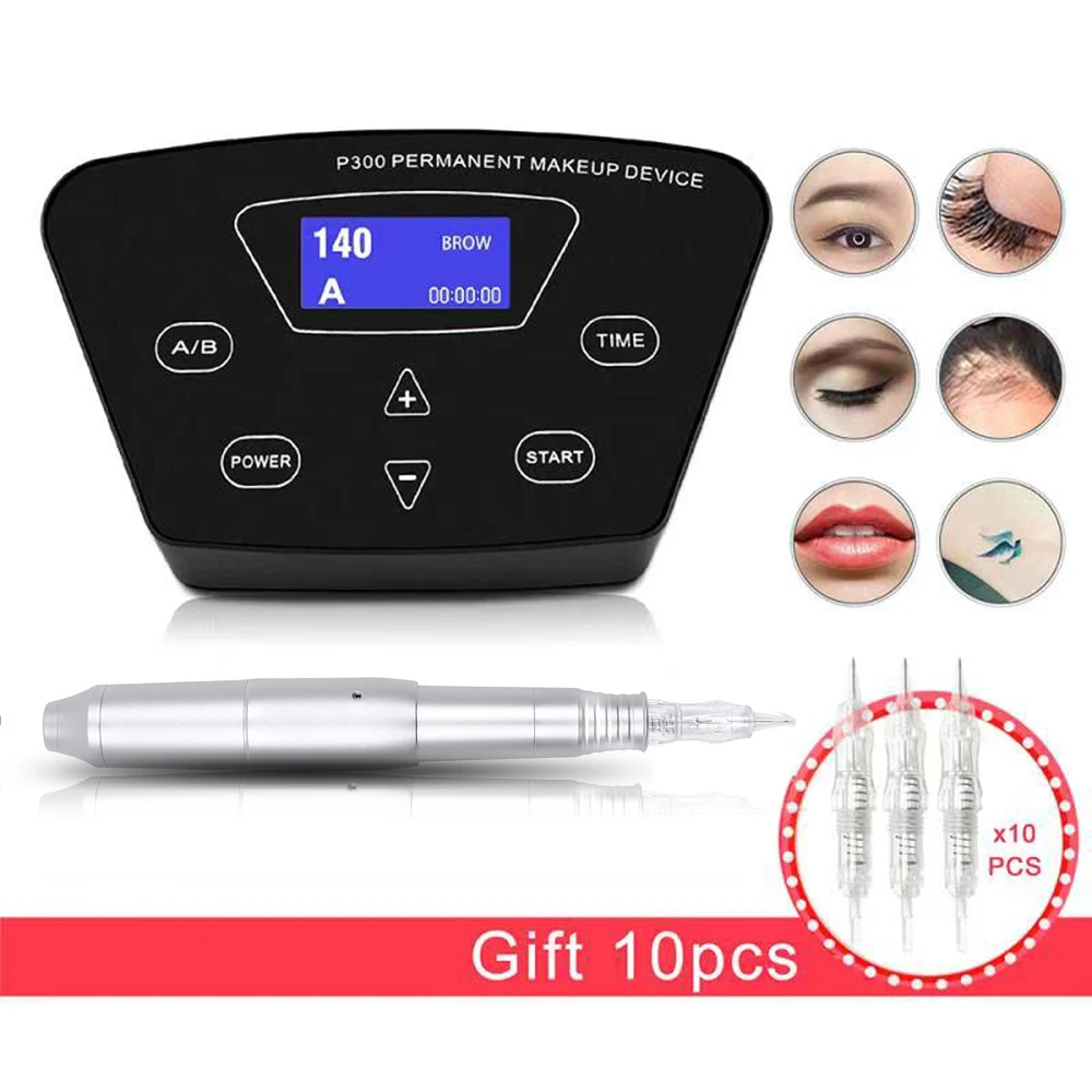 Professional Eyebrow Tattoo Machine Pen For Permanent Make Up Eyebrows Microblading Makeup DIY Kit With Tattoo Needle
Professional Eyebrow Tattoo Machine Pen For Permanent Make Up Eyebrows Microblading Makeup DIY Kit With Tattoo Needle