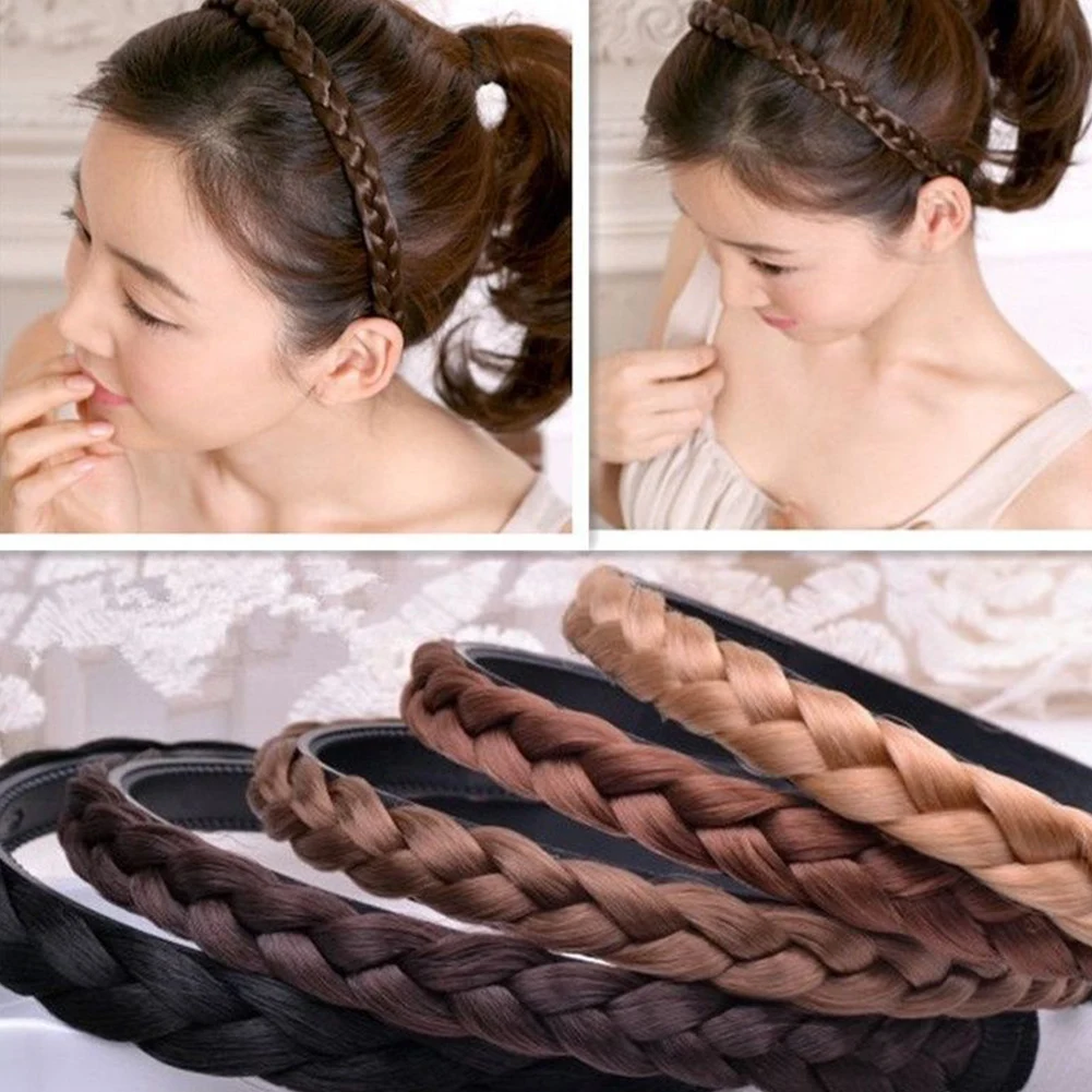 Synthetic Hair Braided Headband Classic Toothed Plaited Braids Elastic Hairpiece Women Girl Hair Accessories Hair bands
Synthetic Hair Braided Headband Classic Toothed Plaited Braids Elastic Hairpiece Women Girl Hair Accessories Hair bands