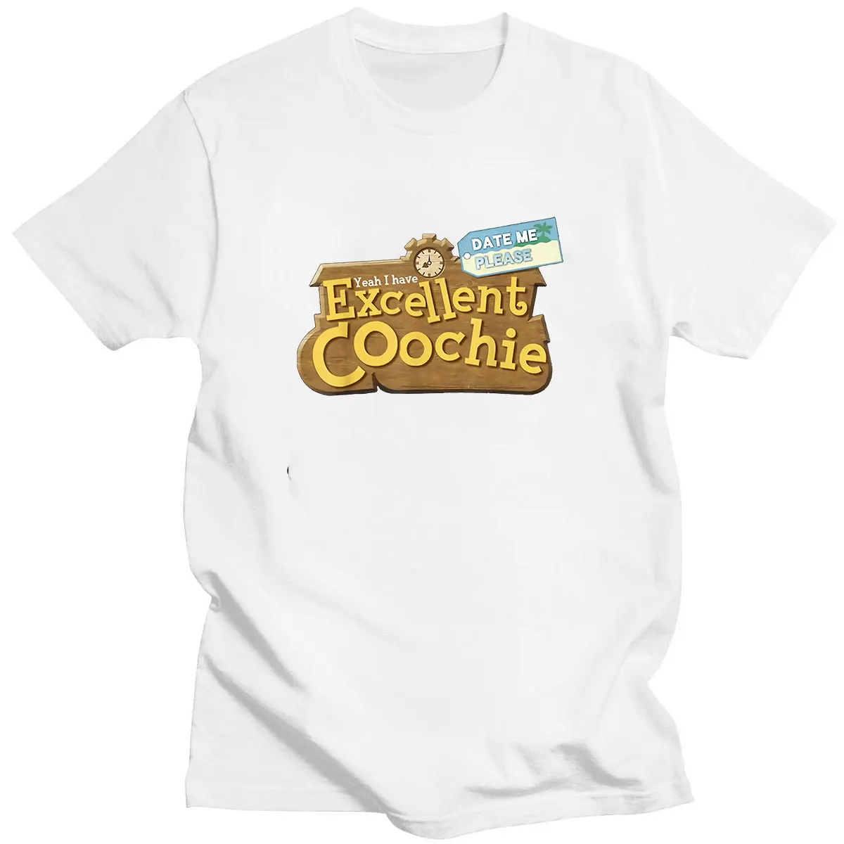 Hot Sale Summer Yeah I Have Excellent Coochie T-Shirt Oversized Hip- Hop Tops Tees Cotton Funny Daily Top New Couple Streetwears
Hot Sale Summer Yeah I Have Excellent Coochie T-Shirt Oversized Hip- Hop Tops Tees Cotton Funny Daily Top New Couple Streetwears