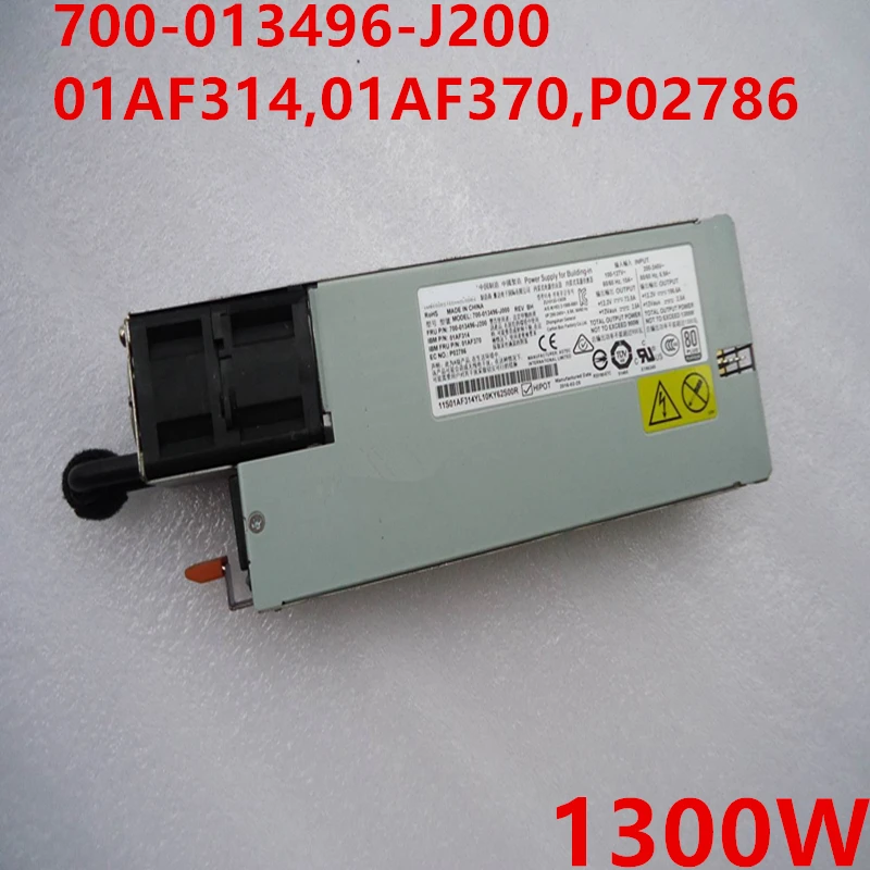 New Original PSU For IBM X3550M4 M5 X3650M4 M5 1300W Power Supply 700-013496-J200 01AF314 01AF370 P02786 700-013496-J000
New Original PSU For IBM X3550M4 M5 X3650M4 M5 1300W Power Supply 700-013496-J200 01AF314 01AF370 P02786 700-013496-J000