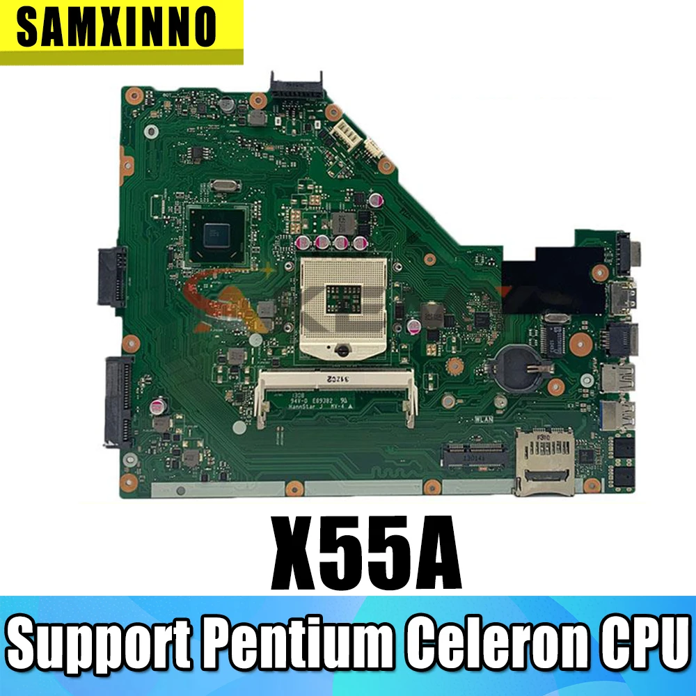 Laptop Motherboard For ASUS X55A PGA 989 Notebook Mainboard REV 2.1 SJTNV HM70 Support Pentium Celeron CPU
Laptop Motherboard For ASUS X55A PGA 989 Notebook Mainboard REV 2.1 SJTNV HM70 Support Pentium Celeron CPU