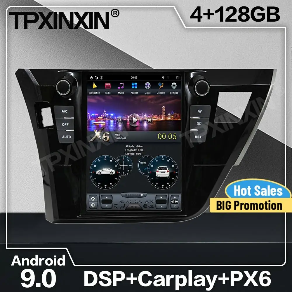 Автомобильный радиоприемник 2 Din, 128G Tesla Screen Carplay, Android, стерео приемник для Toyota Corolla 2014, 2015, 2016, автомобильный GPS-аудиомагнитофон
Автомобильный радиоприемник 2 Din, 128G Tesla Screen Carplay, Android, стерео приемник для Toyota Corolla 2014, 2015, 2016, автомобильный GPS-аудиомагнитофон
