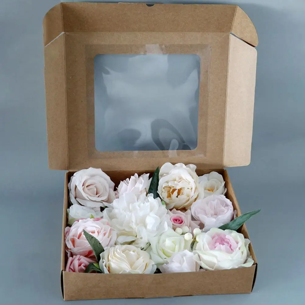 Fake Silk Flower Portable Reliable Beautiful Artificial Rose Gift Box Party Supplies
Fake Silk Flower Portable Reliable Beautiful Artificial Rose Gift Box Party Supplies
