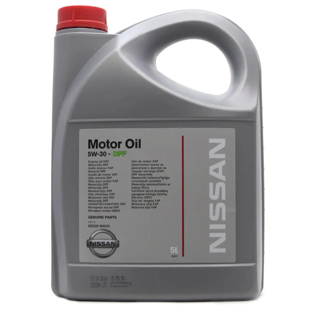 Масло моторное NISSAN MOTOR OIL SM/CF ACEA C4 5W30 DPF 5л|Моторное масло| |