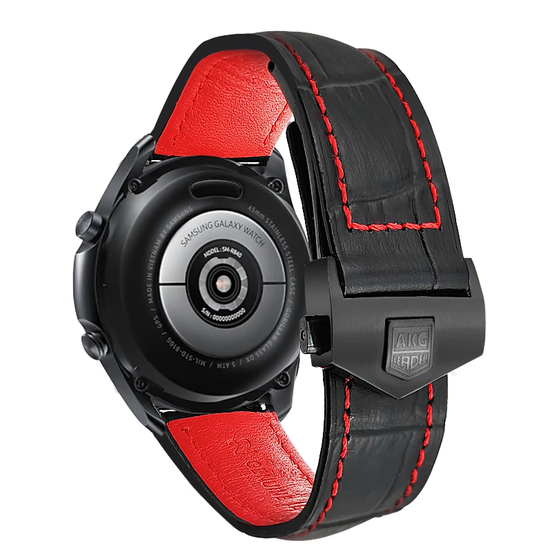 Ремешок AKGLEADER из натуральной кожи для Samsung Galaxy Watch 3 41 мм 45 мм 46 мм, браслет для смарт-часов huawei GT 1 2e Pro
Ремешок AKGLEADER из натуральной кожи для Samsung Galaxy Watch 3 41 мм 45 мм 46 мм, браслет для смарт-часов huawei GT 1 2e Pro