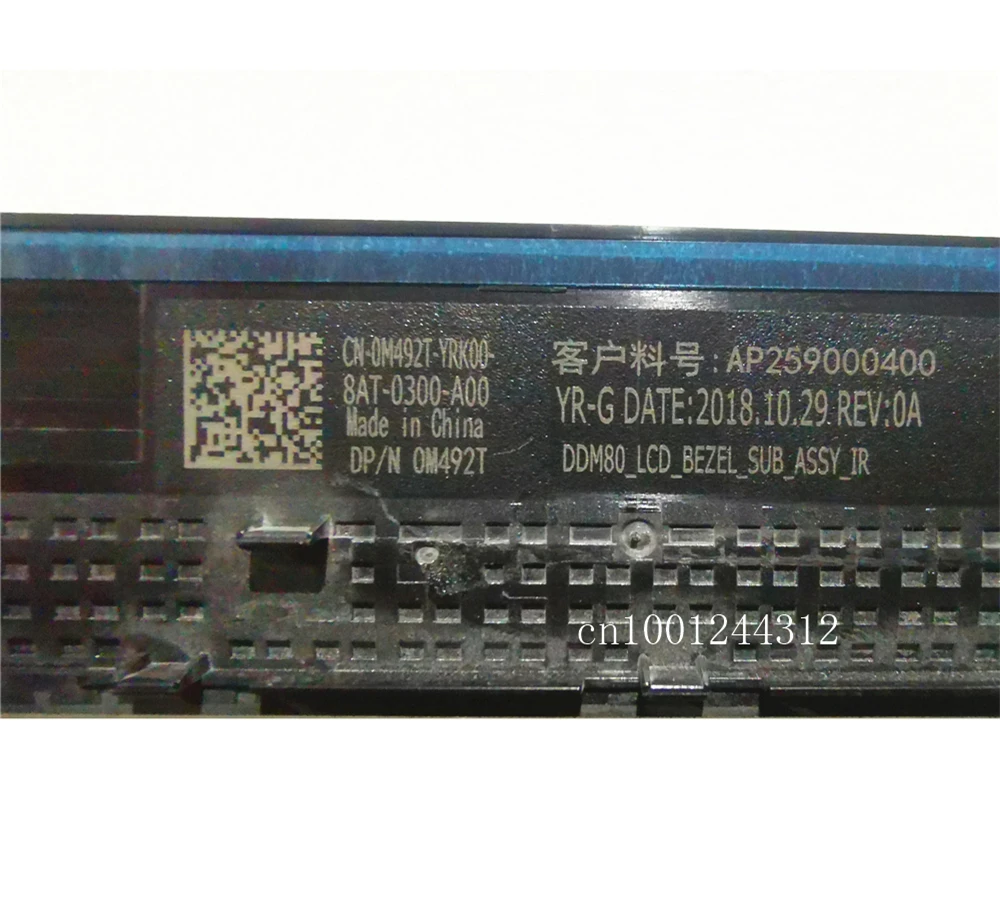 Новый оригинал для DELL Latitude E5580 E5590 Precision M3520 M3530 LCD передняя рамка с ИК-отверстием M492T