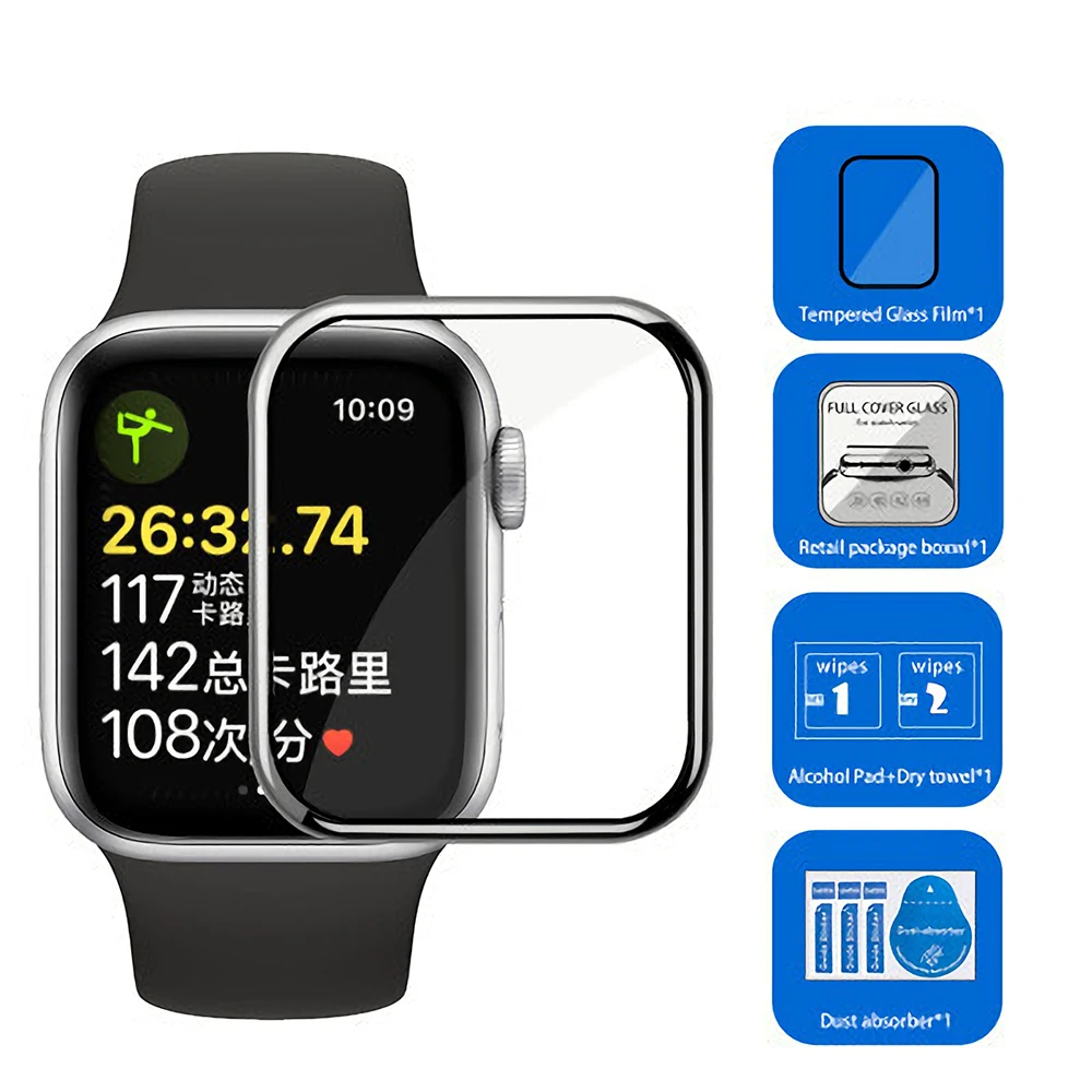 3D Curved Full Hydrogel For Apple Watch 40mm 44mm 42mm 38mm Screen Protector For iWatch Series 6 5 4 3 Protective Film Not Glass
3D Curved Full Hydrogel For Apple Watch 40mm 44mm 42mm 38mm Screen Protector For iWatch Series 6 5 4 3 Protective Film Not Glass