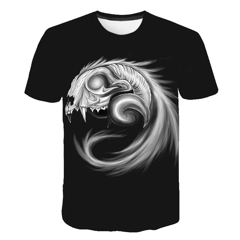 2020 New 3d Printed Skull Pattern T-shirt Men's T-shirt Summer Funny Short-sleeved O-neck Top Fashion Harajuku Shirt Clothing
2020 New 3d Printed Skull Pattern T-shirt Men's T-shirt Summer Funny Short-sleeved O-neck Top Fashion Harajuku Shirt Clothing