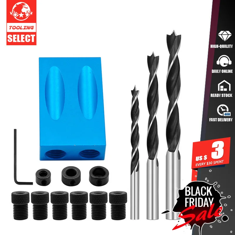 15 градусов угол луча деревообрабатывающий наклонной отверстия бурения локатор карманный набор сверл направляющее устройство DIY плотничьи ...
15 градусов угол луча деревообрабатывающий наклонной отверстия бурения локатор карманный набор сверл направляющее устройство DIY плотничьи ...